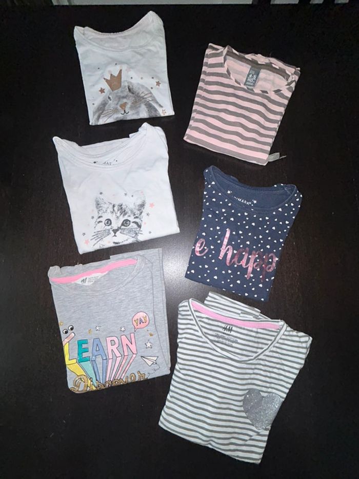 Lots teeshirts manches longues 4 ans