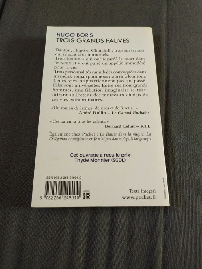 Trois grands fauves de Hugo Boris - photo numéro 2