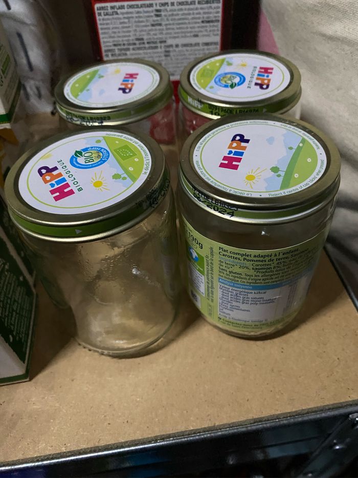 Pots verre