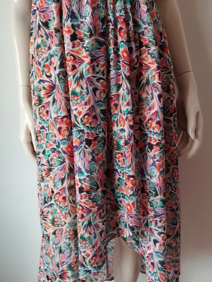 Robe dos croisé, fendue Promod taille 36 - photo numéro 3