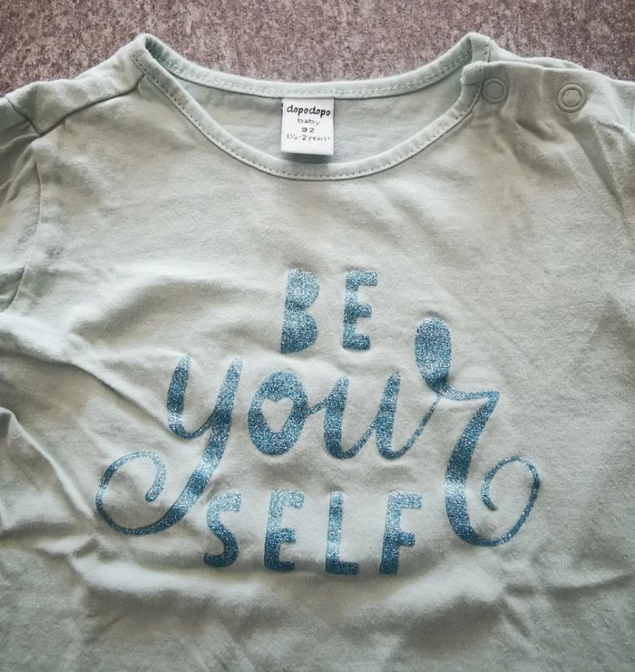 T-shirt à manches longues bébé fille 18/24 mois comme neuf - photo numéro 2