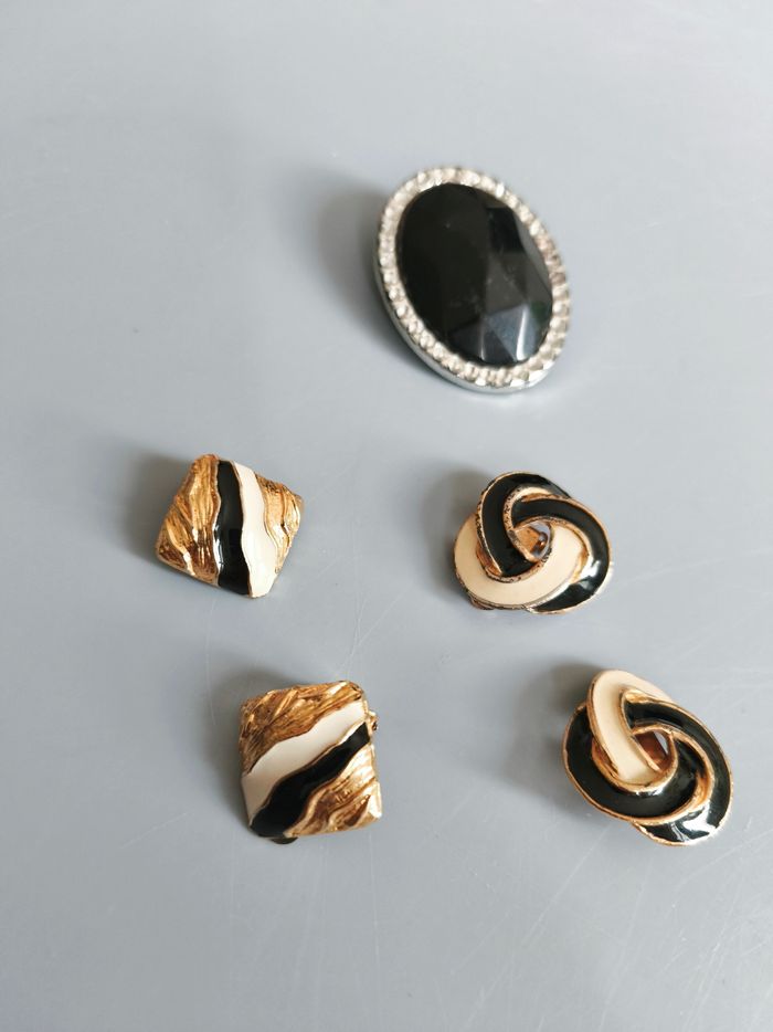 Lot boucles d'oreilles à clips