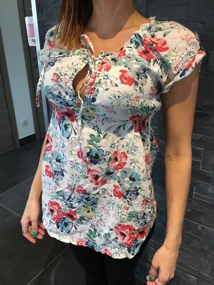 Petit haut à fleurs