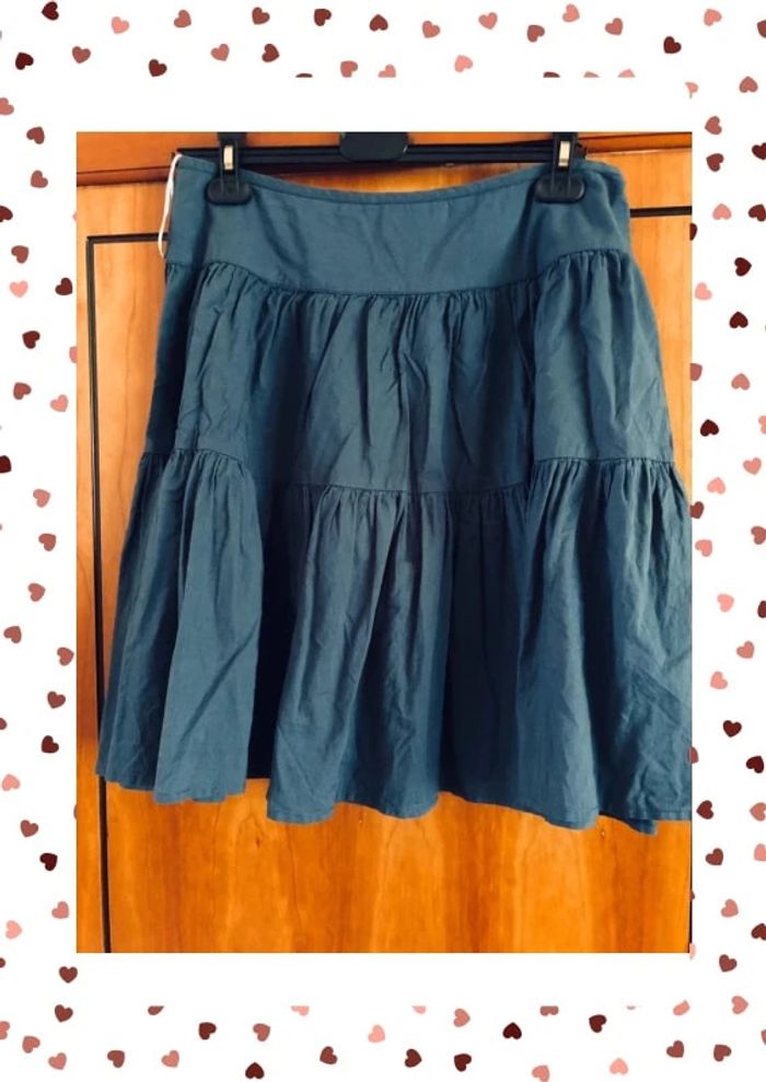 Jupe bleue 42