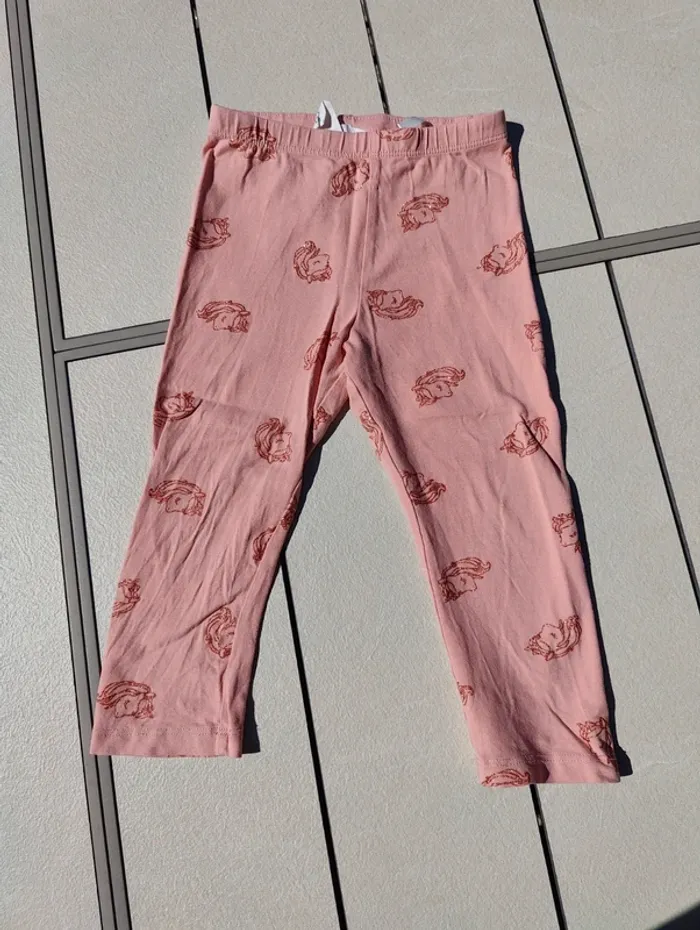Legging rise licorne 6 ans