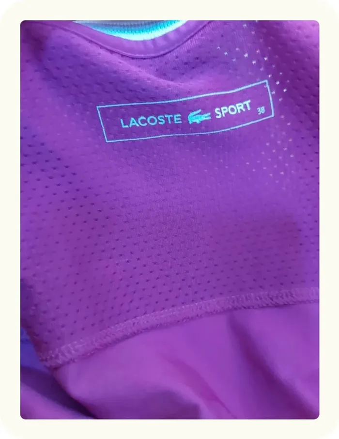 Tee shirt sport femme Lacoste - photo numéro 5