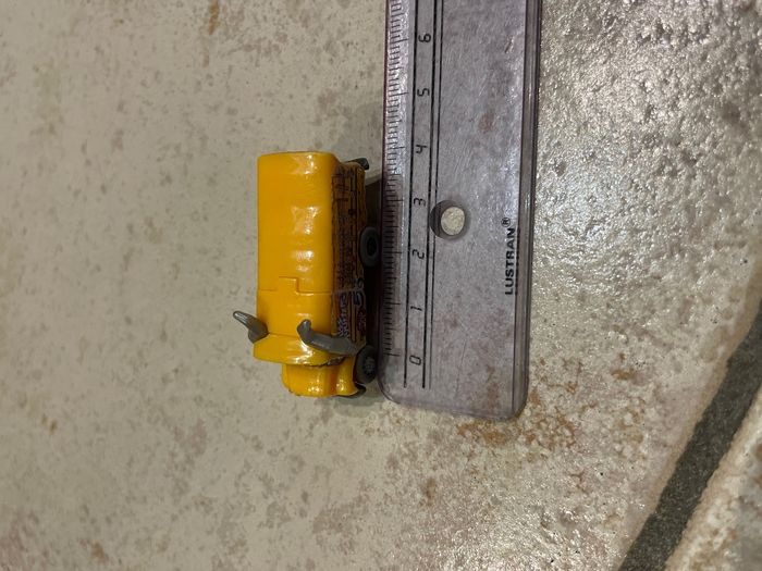 Mini figurine Kinder Miss Fritter (plastique) rare - photo numéro 7