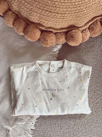 Pyjama une pièce mixte étoile et lune Kiabi