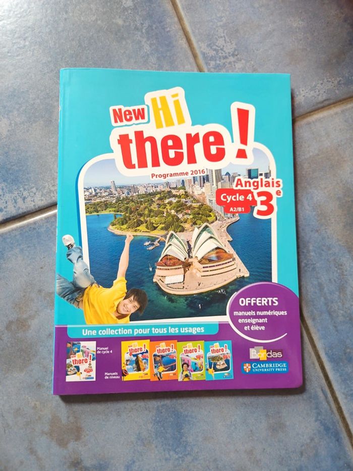 Manuel anglais 3eme New hi there!