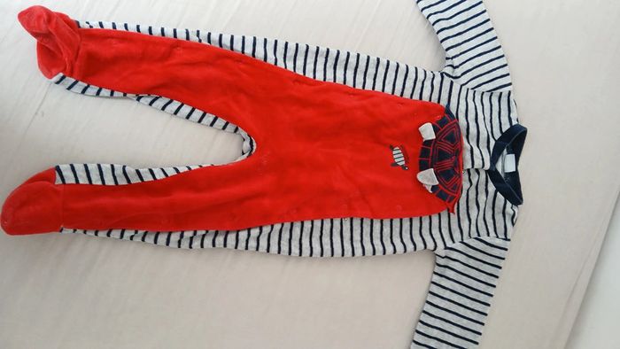 Lot pyjamas velours 18m - photo numéro 6