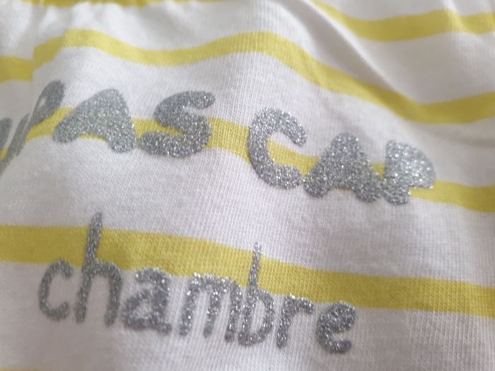 Débardeur rayé jaune et blanc - 3A - Z - photo numéro 3