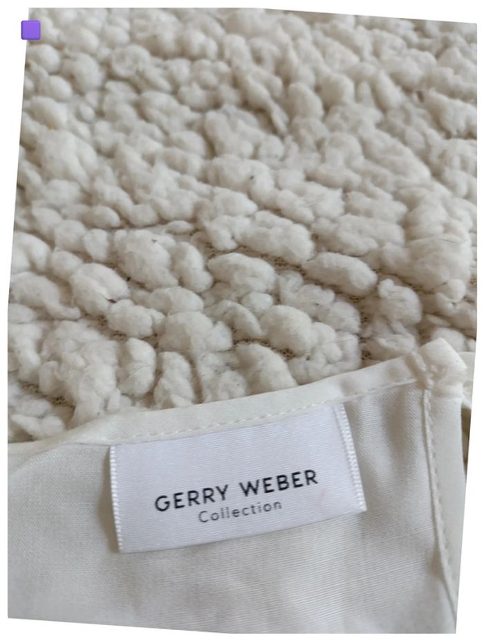 Blouse fluide sexy blanche Gerry Weber chic vintage - photo numéro 3