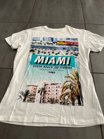 T shirt Miami homme