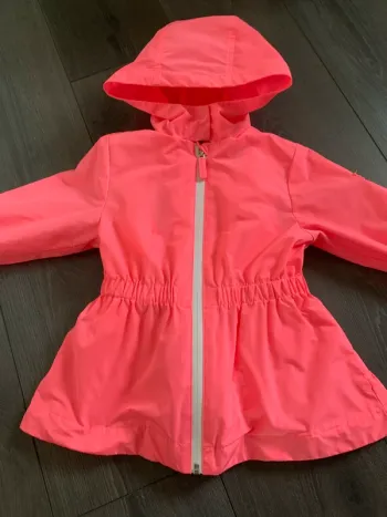 Veste rose jacadi avec gilet amovible 3 ans