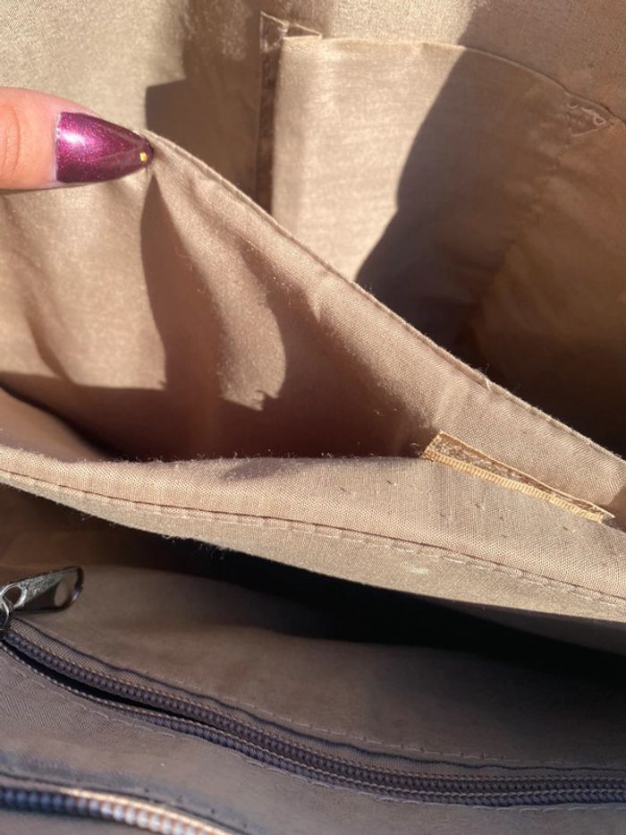 sac à main beige femme - photo numéro 3