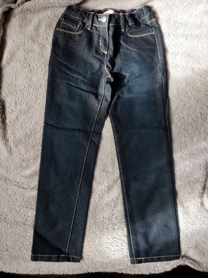 Jean bleu foncé taille 7-8 ans - photo numéro 2