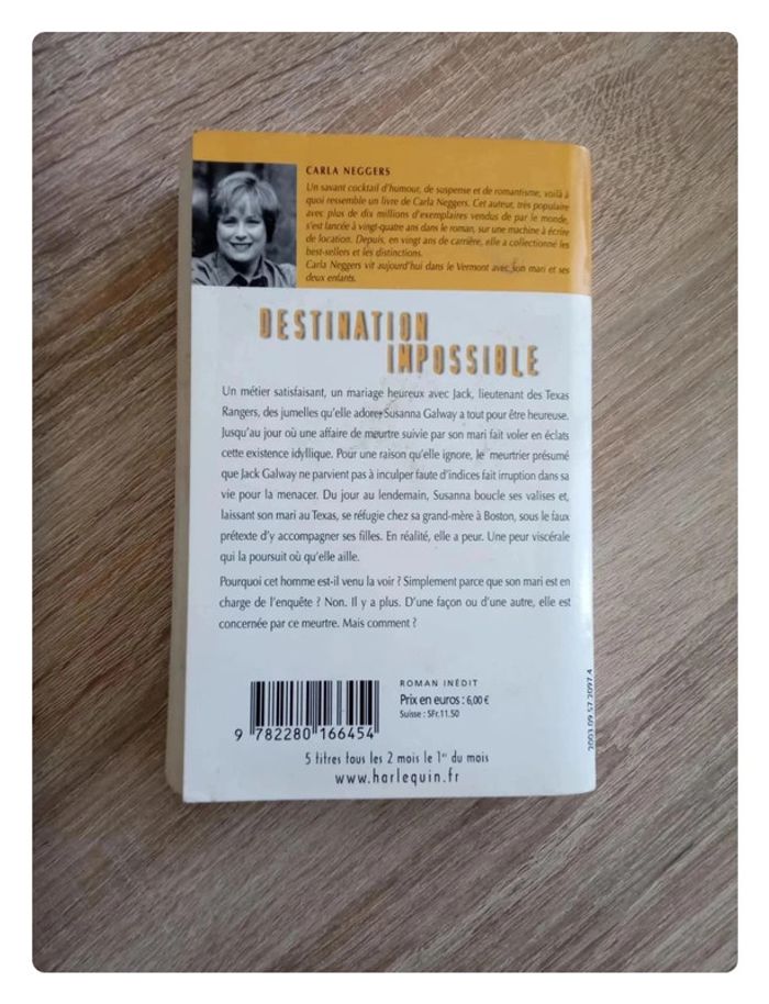 Destination impossible, Carla Neggers - photo numéro 2