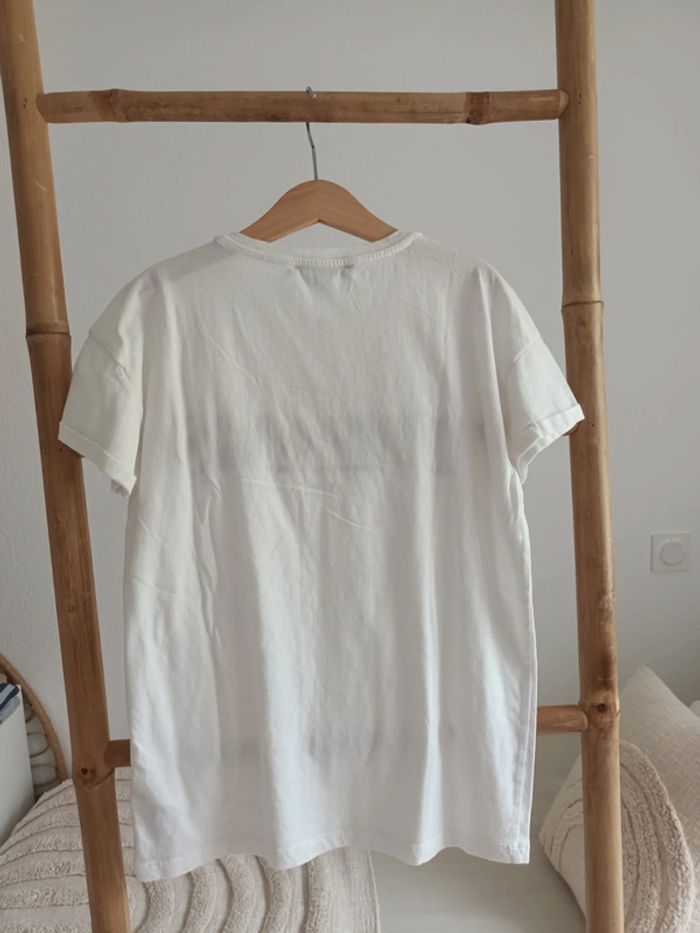 T-shirt 100 % coton blanc Dreams Garcia taille 12 / 13 ans - photo numéro 6