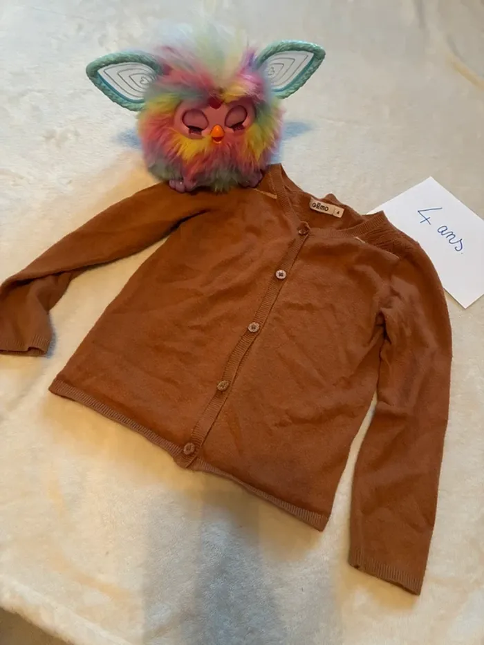 Gilet marron - photo numéro 2