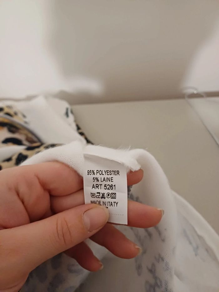 Robe blanche chaude toute douce neuve Pomelo taille L/XL 40/42 - photo numéro 10