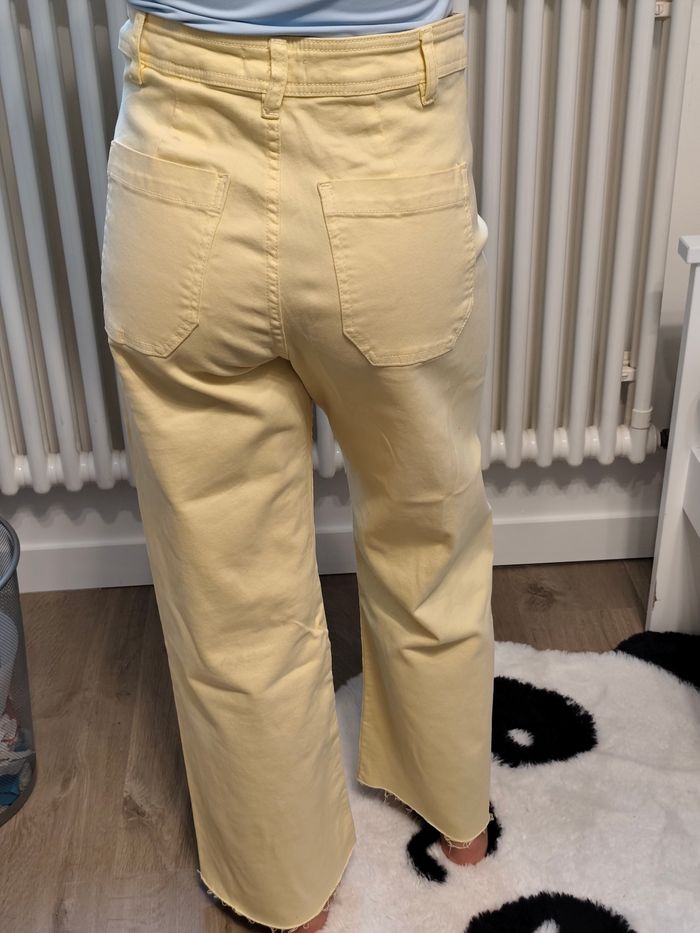 Pantalon jaune camaïeu 36 - photo numéro 2