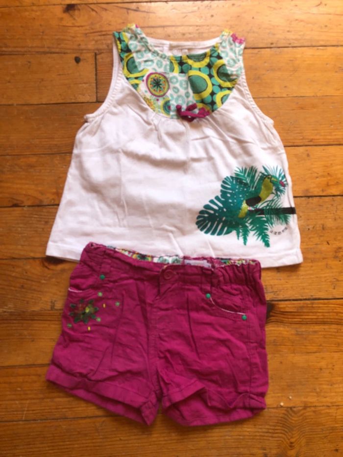 Ensemble débardeur short 18 mois