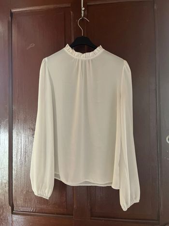 Chemisier femme blanc TBE taille S. SHEIN