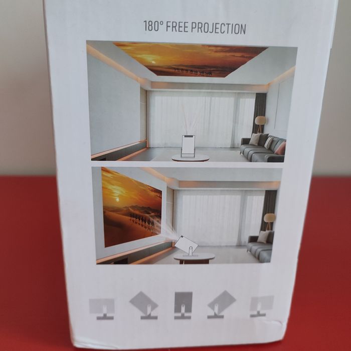 Mini Vidéoprojecteur Rotation 180° Haut-Parleur 5W Wifi Bluetooth - photo numéro 8