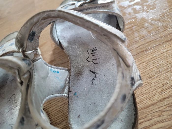 Sandales cuir scratch 26 - photo numéro 8