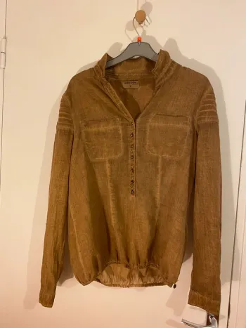 Chemise bonobo moutarde
