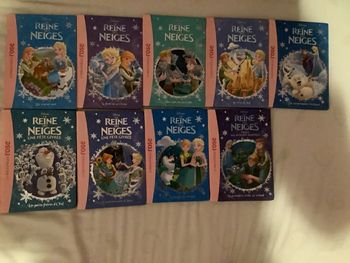 Lot livres reine des neiges 