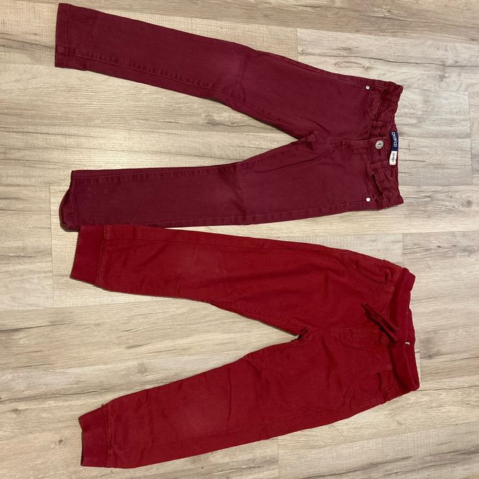 Lot pantalon okaidi