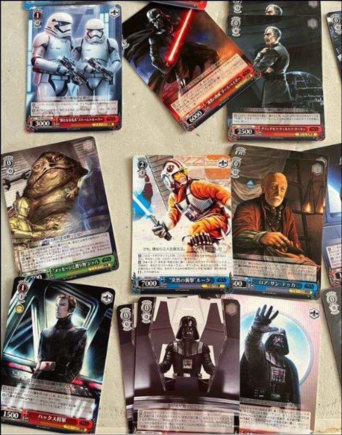 carte star wars Weiss schwarz - photo numéro 4