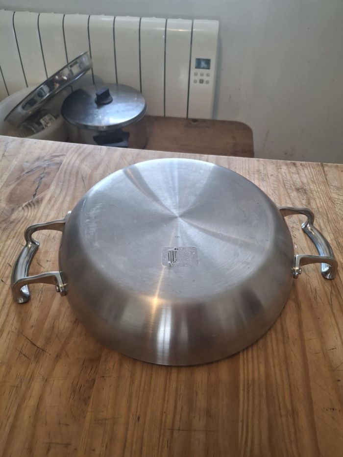 Poêle professionnelle en inox Vollrath Miramar 26cm tout feux dont induction - photo numéro 5