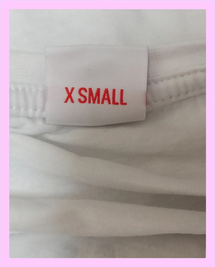 T-shirt Kappa XS blanc avec bande logo sur les épaules XS - photo numéro 6