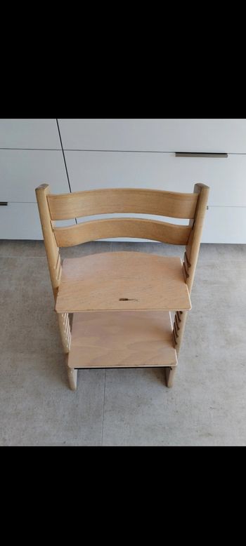 Chaise haute tripp trapp stokke