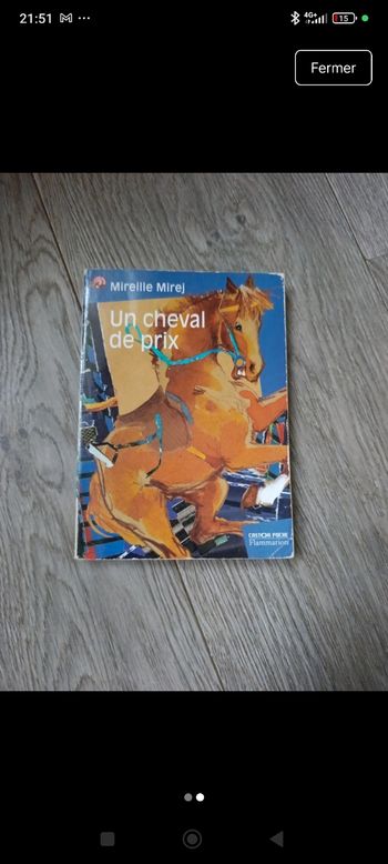 Roman un cheval de prix 