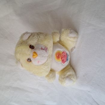 Peluche doudou bisounours Grosgâteau Care Bears kenner 1983 Hauteur 15 cm