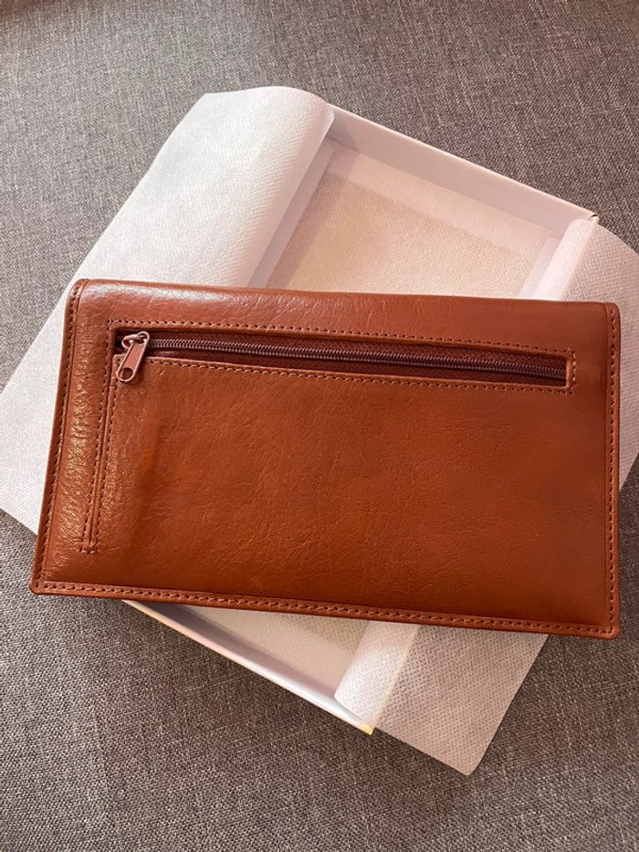 Portefeuille marron neuf en cuir,  Spirit - photo numéro 5