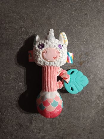 Hochet licorne avec anneau