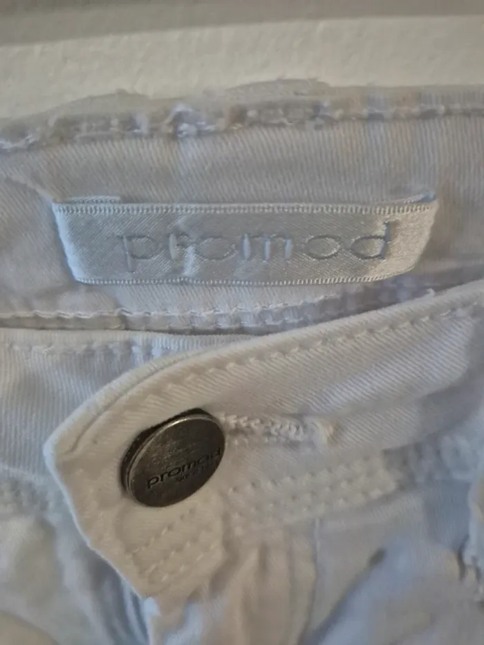 Pantalon promod blanc - photo numéro 2