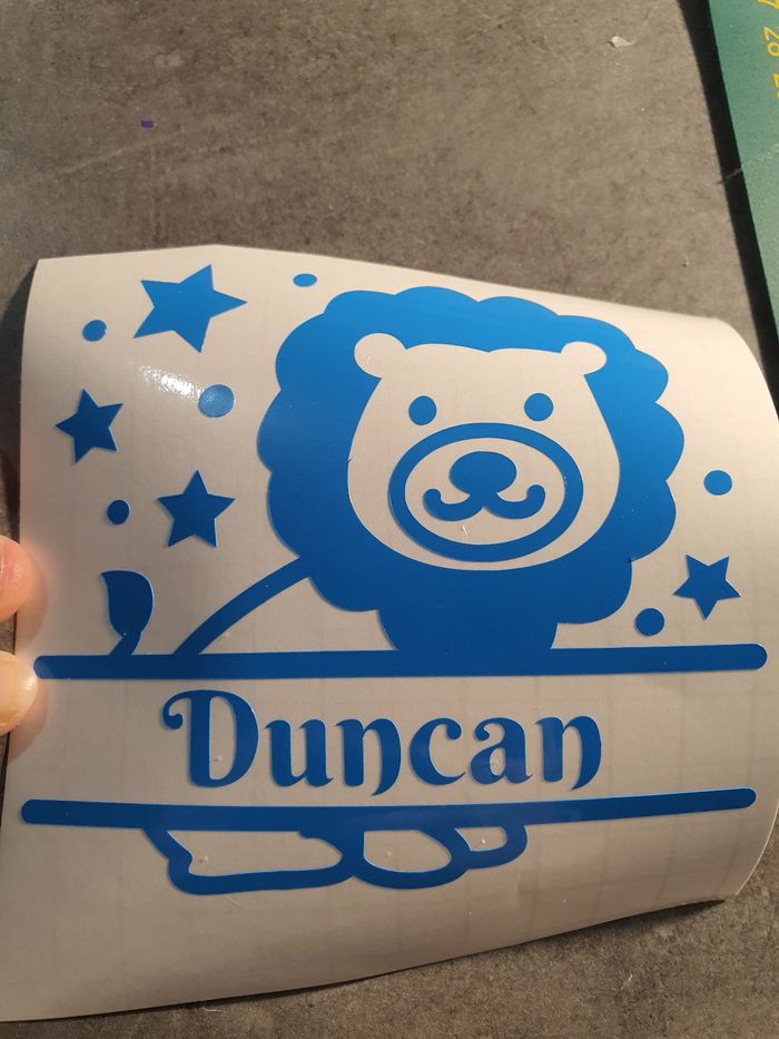 Stickers de chambre lion