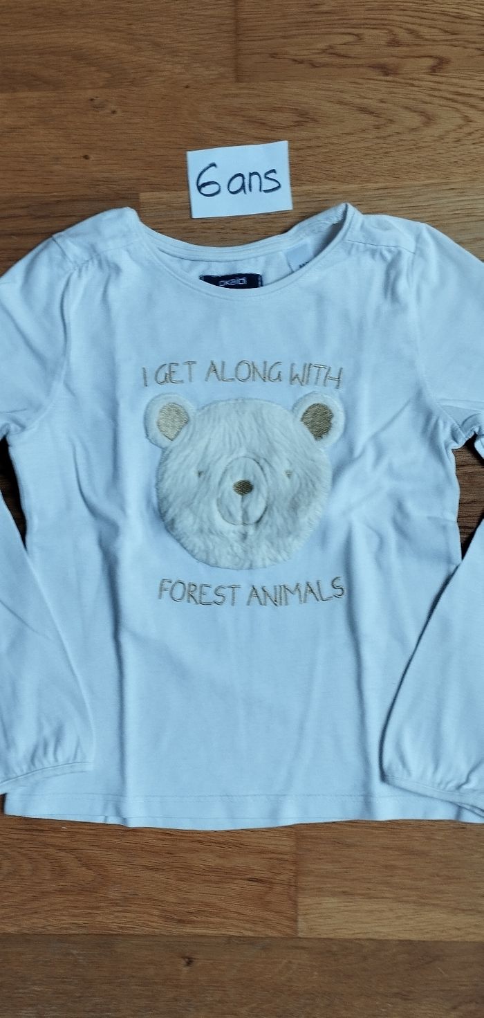 T-shirt fille 6 ans - photo numéro 3