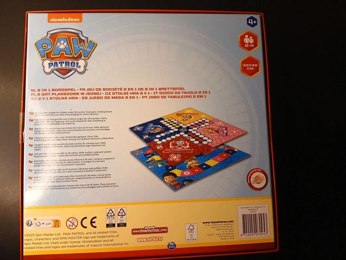 Jeu de société 2 en 1 Pat Patrouille - photo numéro 2
