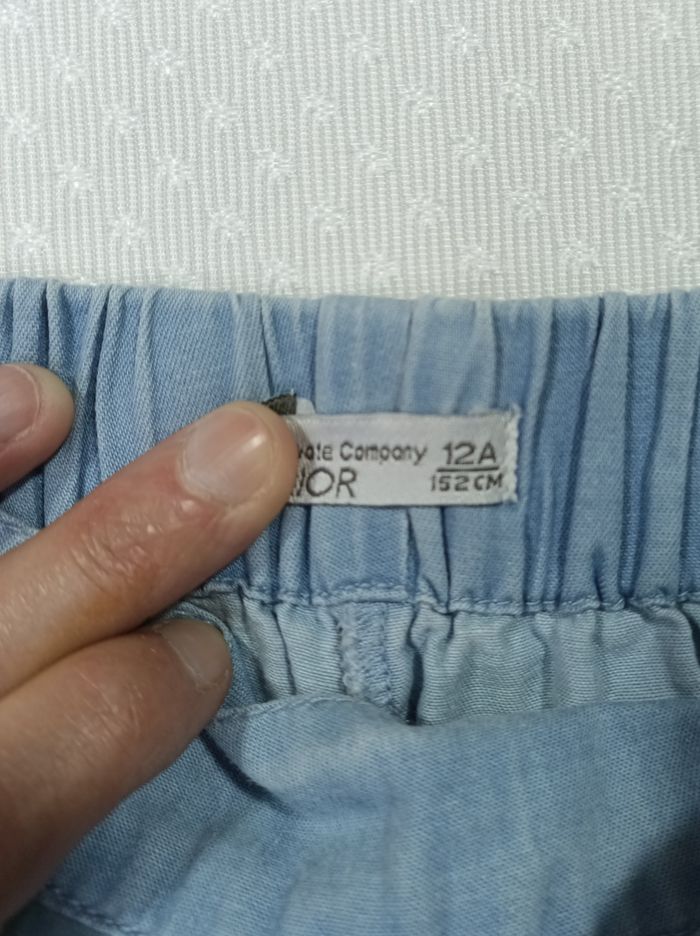 👖 Pantalon fille 12 ans – Fashion Private Company – Bleu clair - photo numéro 7