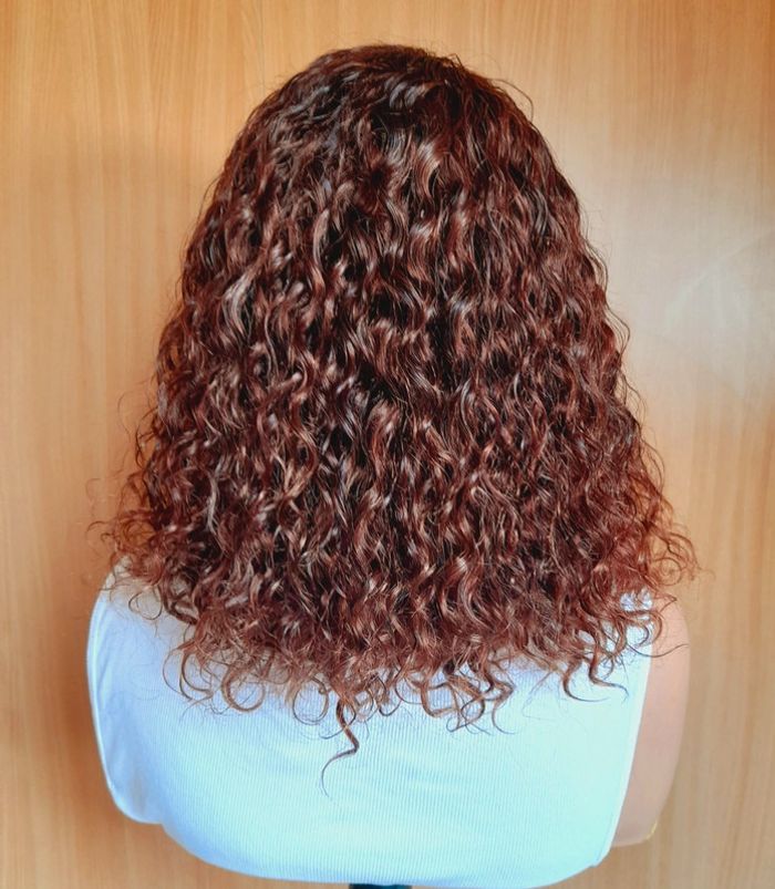Perruque cheveux naturel lace frontal 13×4 portée 1 fois - photo numéro 2