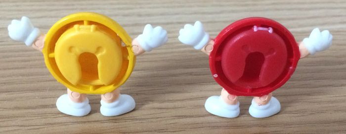 2 figurines M&M's à clipser - Vintage 1992 - photo numéro 2