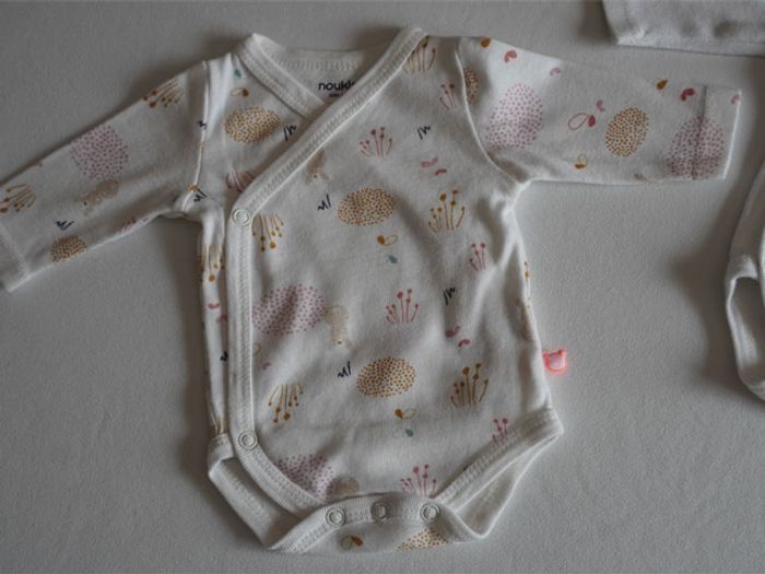 Lot de 2 Bodies Noukie's Taille : 00 m/46 cm (Préma) - photo numéro 2