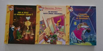 Lot de 3 livres "Geronimo Stilton "