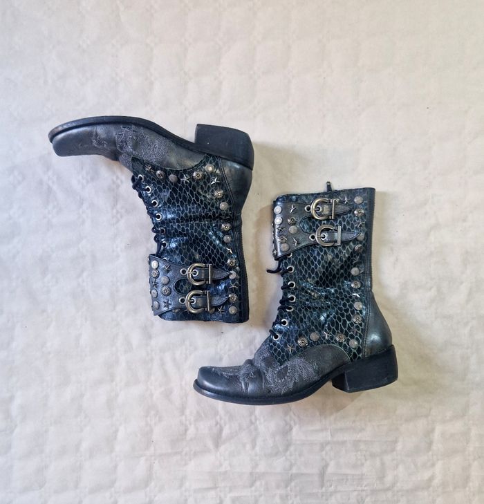 Bottes/ bottines  / Ranger  , femme , Sanche de la rosa  , taille 37 - photo numéro 2